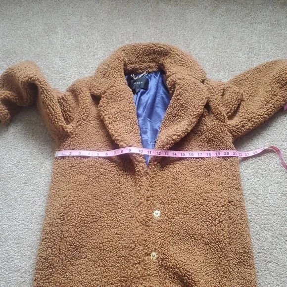 J. Crew Tan Teddy Coat - Picture 8 of 9
